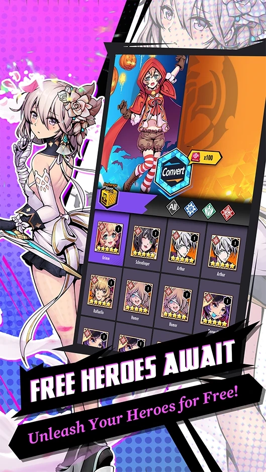 Free Heroes Await / Unleash Your Heroes for Free!